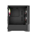 Vida Typhoon ATX ARGB Tempered Glass Gaming PC Case - Black thumbnail 3