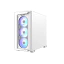 ASUS A23 PLUS RGB Tempered Glass Micro ATX Gaming Case - White thumbnail 2