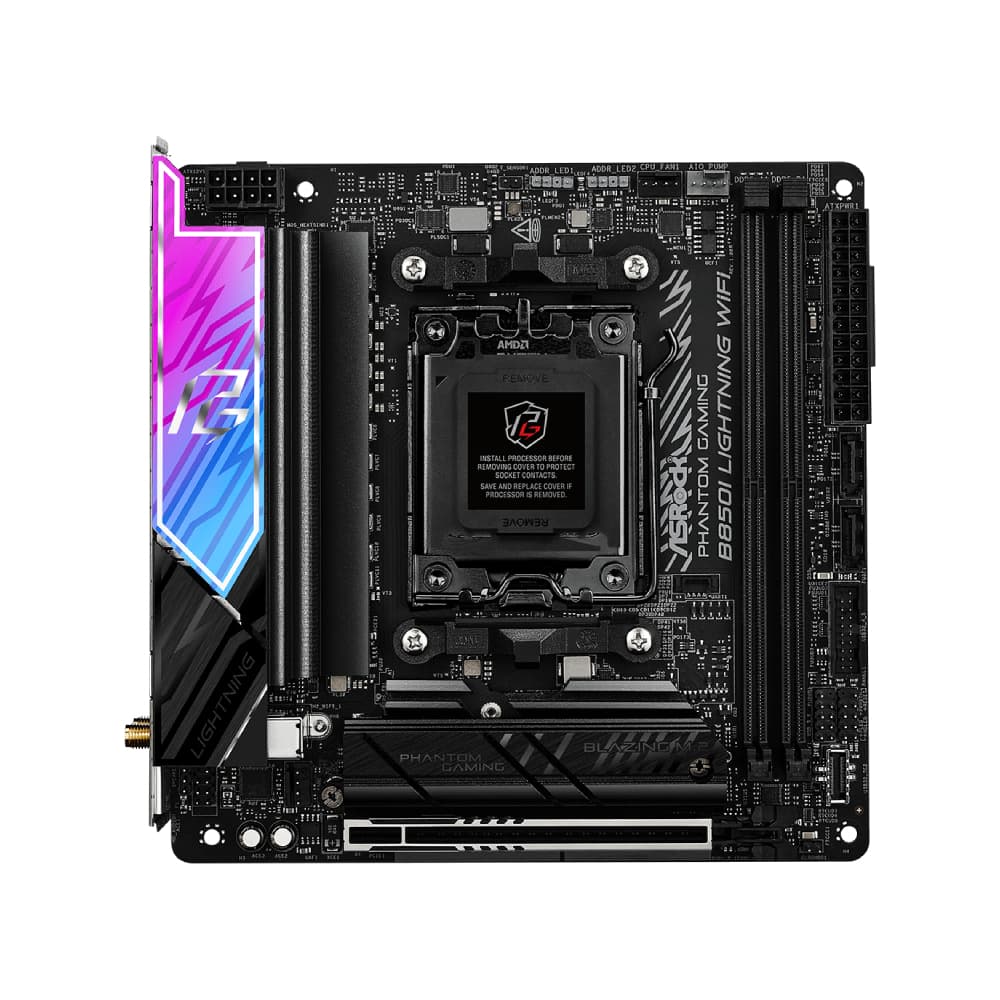 Asrock Phantom Gaming B850I Lightning WiFi  Mini-ITX AMD Socket AM5 Motherboard - Image 8