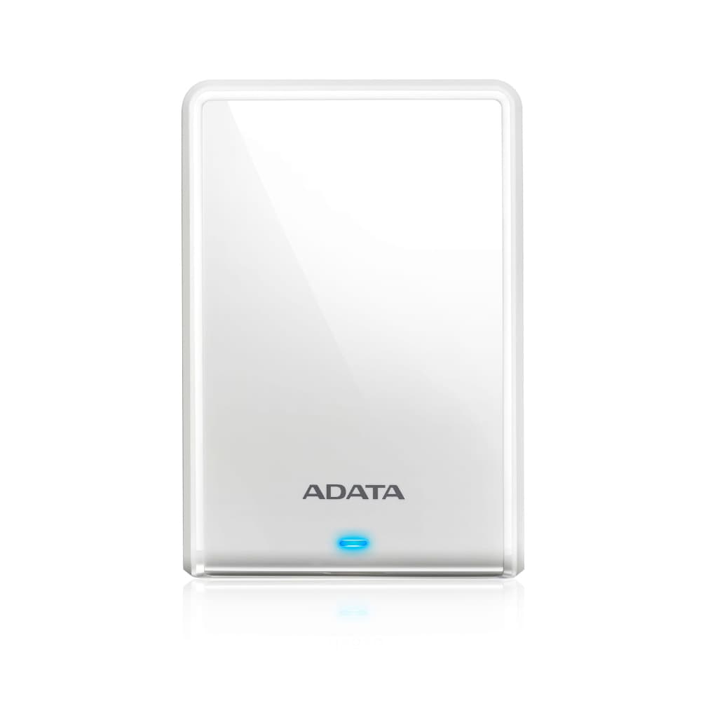 ADATA HV620S Slim 1TB 2.5" USB 3.2 External Hard Drive - White - Image 1