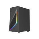 Vida Genesis Micro-ATX ARGB Tempered Glass Gaming PC Case - Black thumbnail 7
