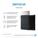 HP 2F1X4AA 14 Inch Reversible Protective Laptop Sleeve - Black thumbnail 5