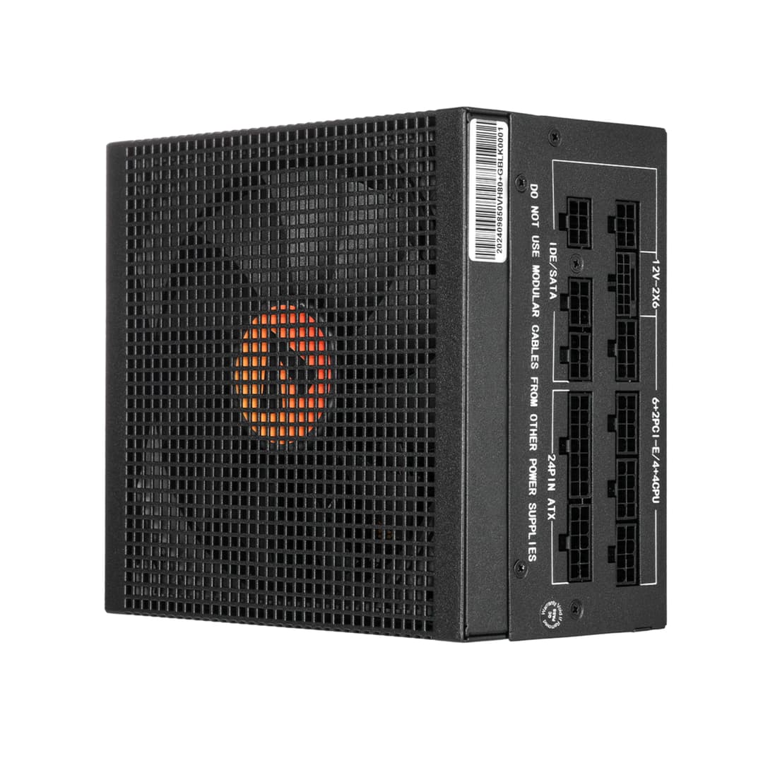 Vida Heracles 850W ATX 3.1 80 Plus Gold Fully Modular PSU Power Supply - Black - Image 3