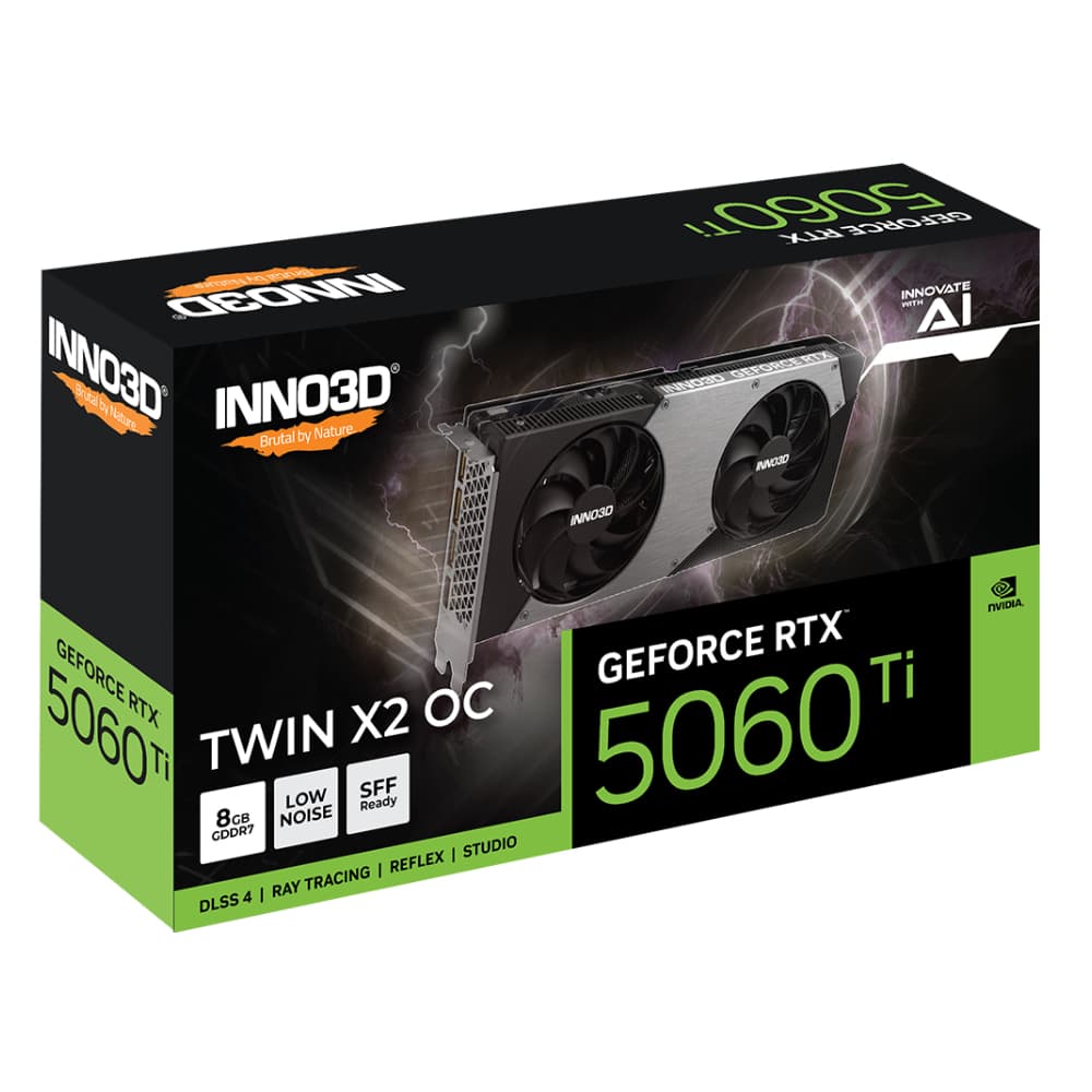 Inno3D Geforce RTX 5060Ti TWIN X2 8GB OC Graphics Card - Image 3