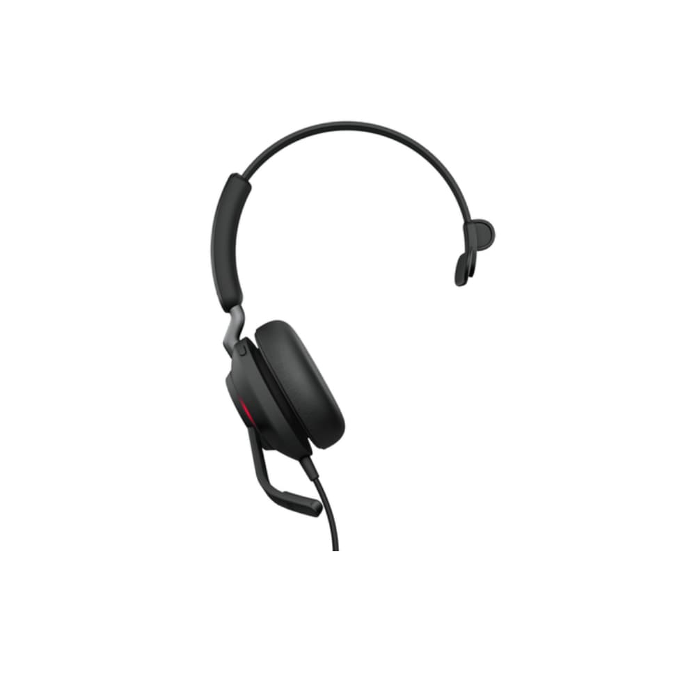 Jabra Evolve2 40 USB Wired MS Mono Headset with Boom Microphone Black - Image 4