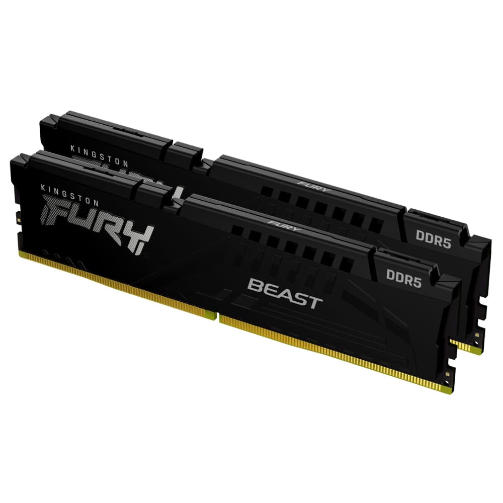 Kingston FURY Beast KF560C30BBEK2-32 32GB (2 x 16GB) 6000MHz DDR5 (Kit of 2) Desktop RAM - Image 1