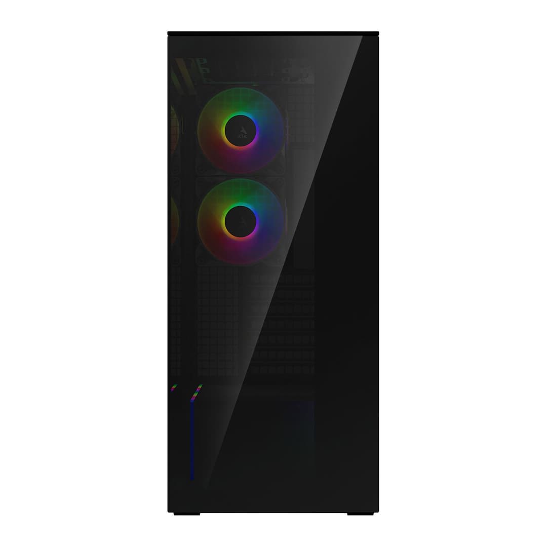 Arctic Xtender ARGB Tempered Glass Mid Tower PC Case -Black - Image 2