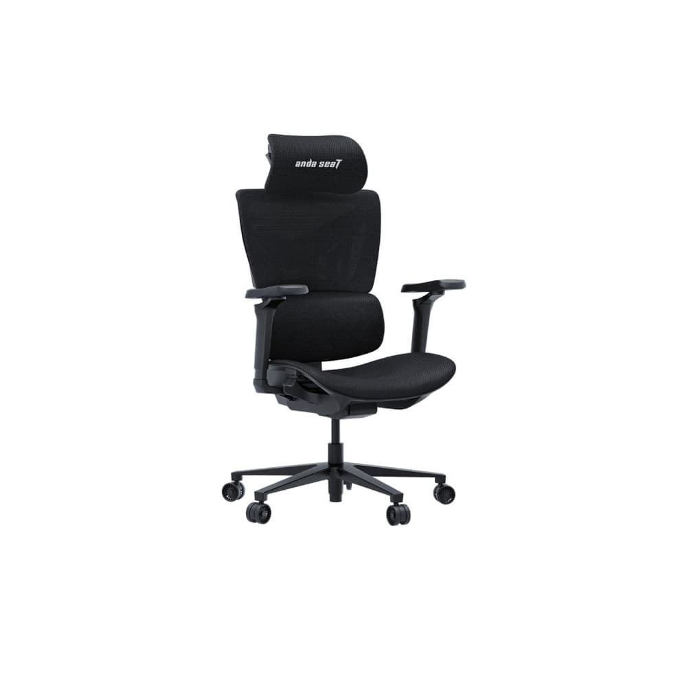 Anda Seat X-Air Pro Premium Mesh Seat Meshed backrest Gaming Chair - Black - Image 1