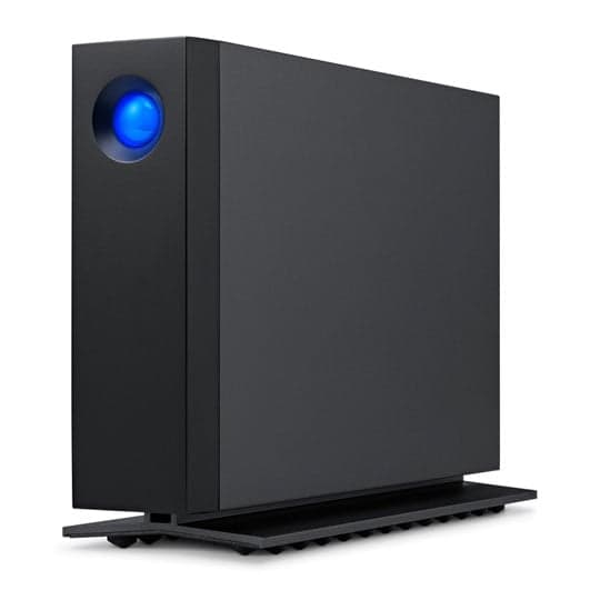 LaCie d2 Professional 8TB External Desktop Hard Drive USB-C Black - Image 1