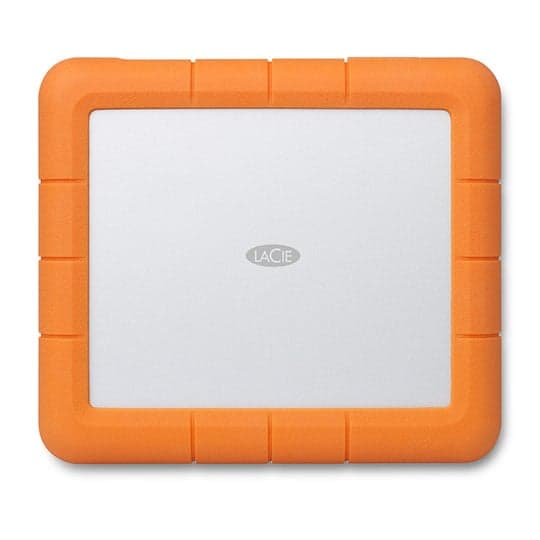 LaCie Rugged RAID Shuttle 8TB External Hard Drive Thunderbolt 3 Orange - Image 1