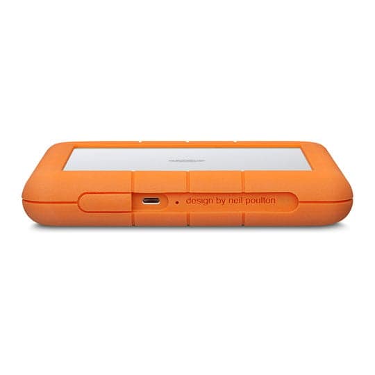 LaCie Rugged RAID Shuttle 8TB External Hard Drive Thunderbolt 3 Orange - Image 2