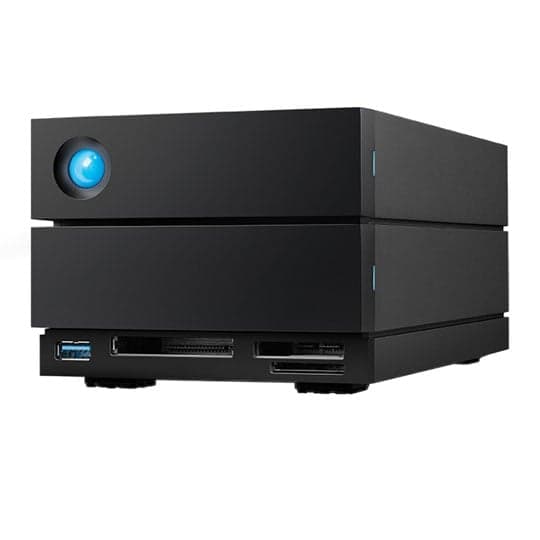 LaCie 2big Dock V2 16TB External RAID Hard Drive Thunderbolt 3 Black - Image 1