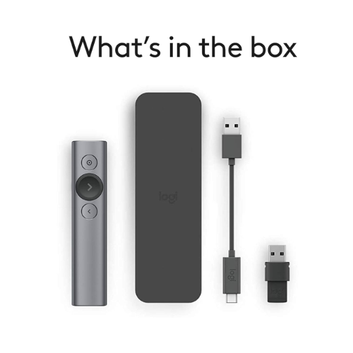 Logitech Spotlight Wireless Presentation Remote - 2.4 GHz Digital Laser Pointer