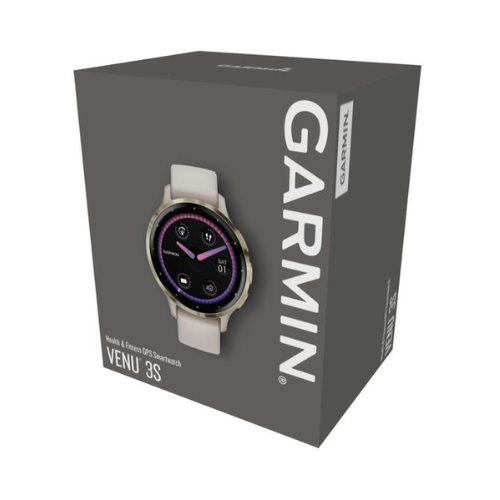 Garmin Venu 3S GPS Smartwatch - Small AMOLED Display, Health & Fitness Features, 10-Day Battery Life, Ivory