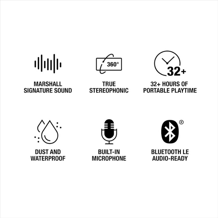 Marshall Emberton III Wireless Bluetooth Speaker – Black