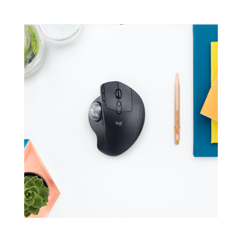 Logitech MX Ergo Wireless Trackball Mouse - Right-hand RF Wireless + Bluetooth