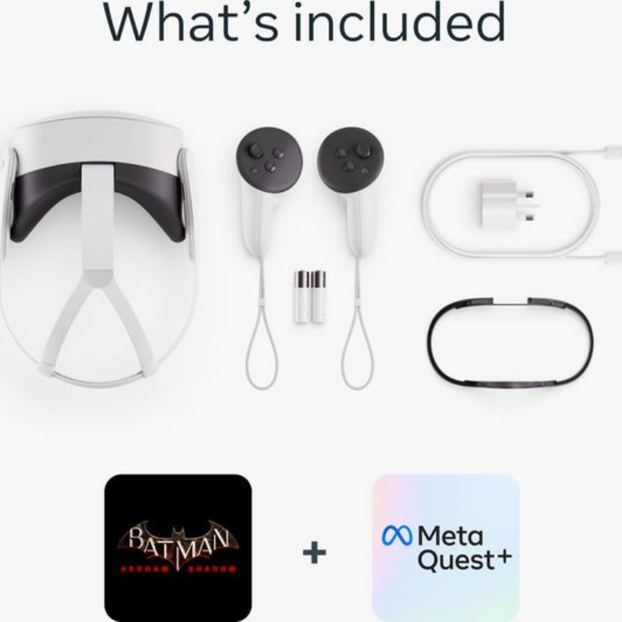 Meta Quest 3S 256GB Mixed Reality VR Headset with Controllers
