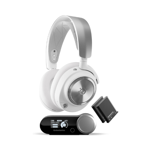 SteelSeries Arctis Nova Pro Wireless Multi-System Gaming Headset White