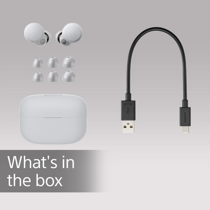 Sony LinkBuds S True Wireless Noise Cancelling Earbuds – White