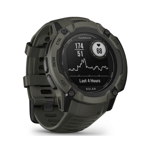 Garmin Instinct 2X Solar 50mm Rugged GPS Smartwatch - Large Size, Sports & Health Features