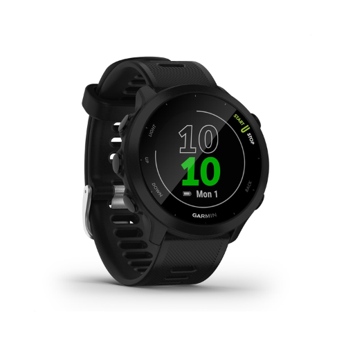 Garmin Forerunner 55 GPS Running Smartwatch – Lightweight, Easy-to-Use with Safety & Training Features