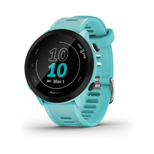 Garmin Forerunner 55 GPS Running Smartwatch – Lightweight, Easy-to-Use with Safety & Training Features