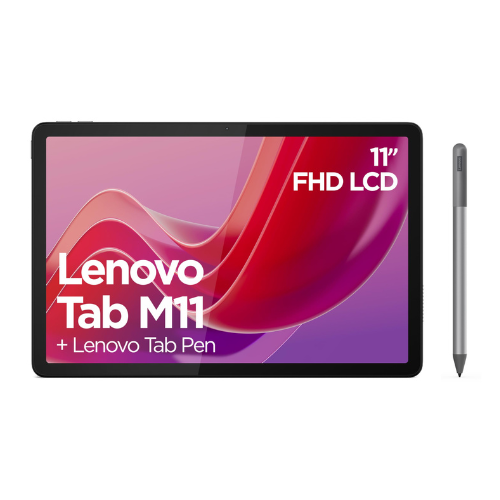 Lenovo Tab M11 Android Tablet | 11" Full HD Display, 128GB Storage, Lenovo Tab Pen Included