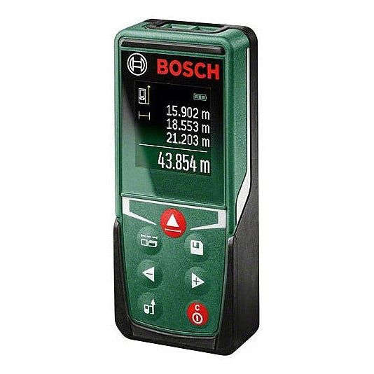 Refurbished Bosch laser measure Universal Distance 50 Flexible measuring Green Boxed Grade A