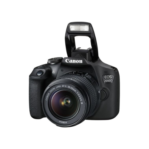 Canon EOS 2000D DSLR Camera with EF-S 18-55mm f/3.5-5.6 – Perfect for Stunning Photos & Movies