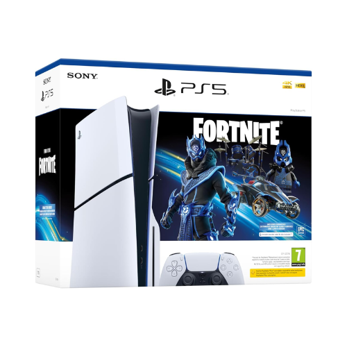 SONY PlayStation 5 - Fortnite Cobalt Star Bundle (Slim Model) 4K, 1TB SSD