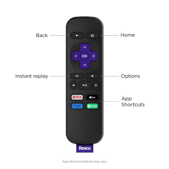 Roku Express 2023 HD Streaming Device with HDMI & Remote