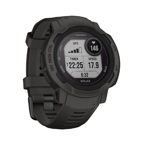 Garmin Instinct 2 SOLAR Rugged GPS Digital Smartwatch 45mm Graphite