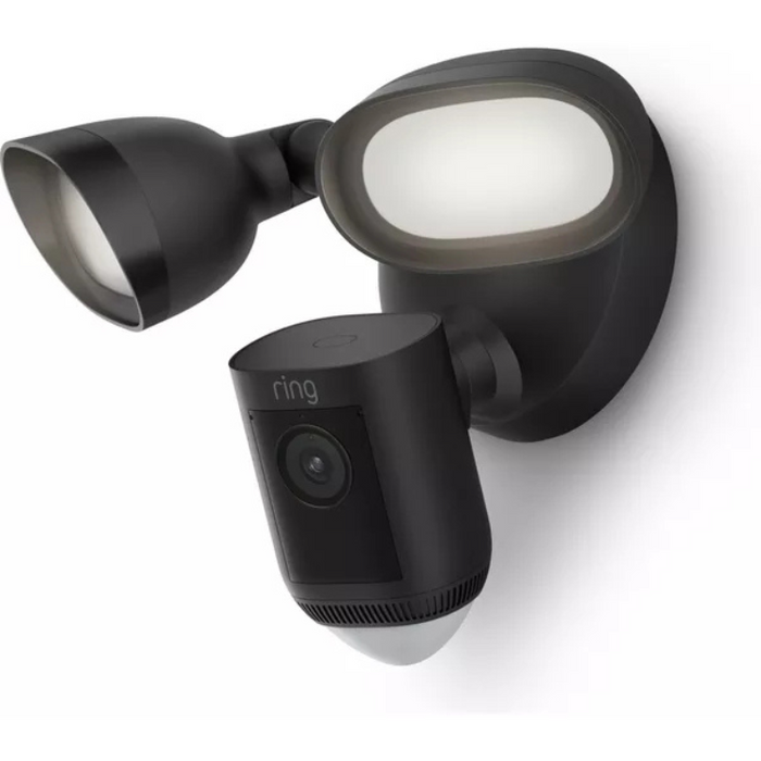 Ring Floodlight Cam Pro – 2K Outdoor Smart Security with Siren - Black
