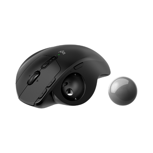 Logitech MX Ergo Wireless Trackball Mouse - Right-hand RF Wireless + Bluetooth