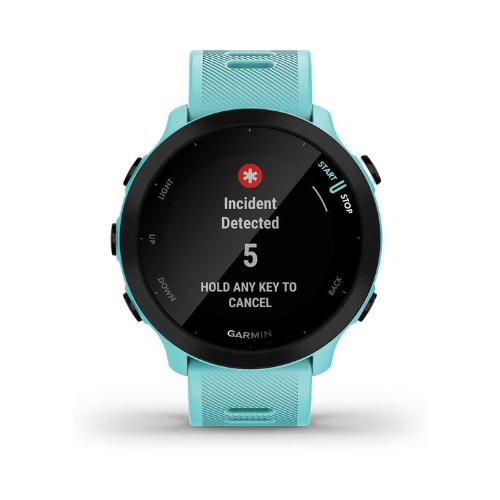 Garmin Forerunner 55 GPS Running Smartwatch – Lightweight, Easy-to-Use with Safety & Training Features