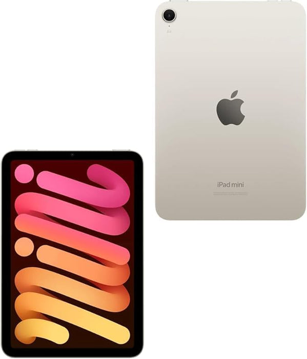 Apple iPad Mini 2024 Wi-Fi 128GB Starlight, 8.3-Inch Liquid Retina Display, A17 Pro Chip, iPadOS 18