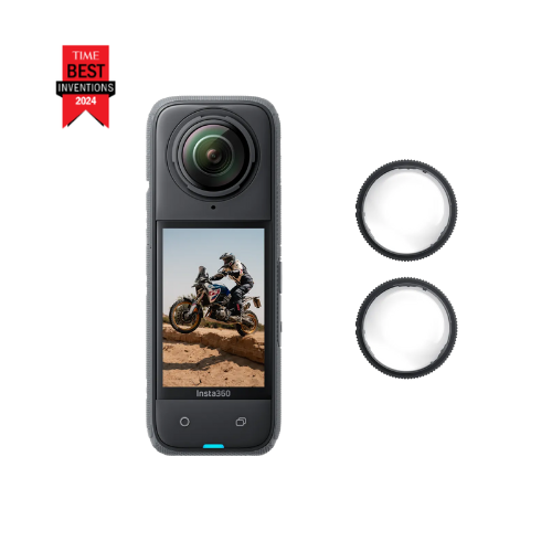 Insta360 X4-8K Waterproof 360 Action Camera – 135 Min Battery Life 4K Wide-Angle Video