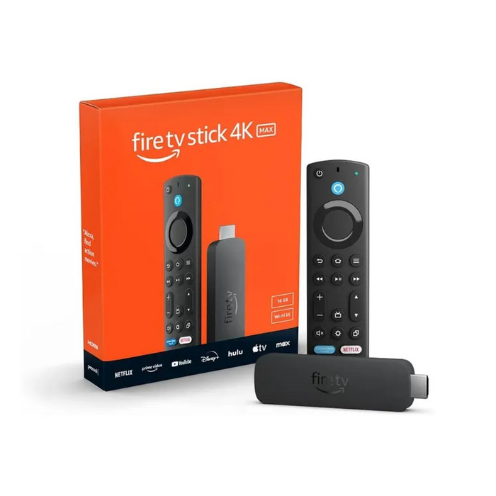 Amazon Fire TV Stick 4K Max – Ultra HD Streaming, Alexa Voice Control - Black
