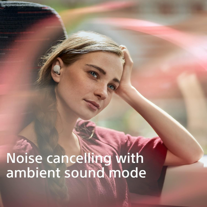 Sony LinkBuds S True Wireless Noise Cancelling Earbuds – White