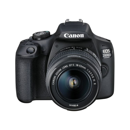 Canon EOS 2000D DSLR Camera with EF-S 18-55mm f/3.5-5.6 – Perfect for Stunning Photos & Movies