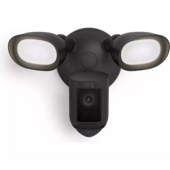 Ring Floodlight Cam Pro – 2K Outdoor Smart Security with Siren - Black