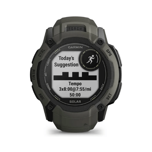 Garmin Instinct 2X Solar 50mm Rugged GPS Smartwatch - Large Size, Sports & Health Features