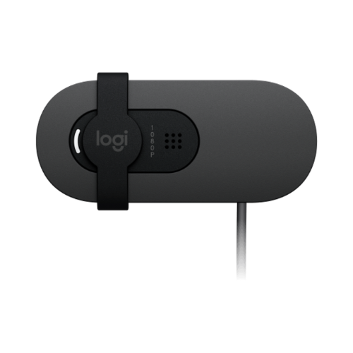 Logitech Brio 100 Full HD Webcam for Meetings and Streaming with Built-In Mic and Auto-Light Balance