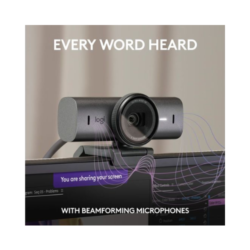 Logitech MX Brio Ultra HD 4K Collaboration and Streaming Webcam