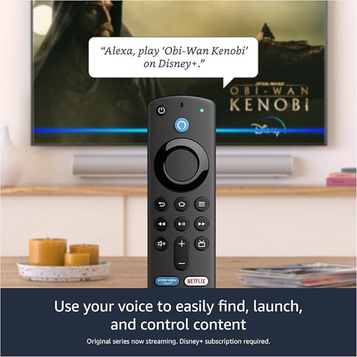 Amazon Fire TV 4K Stick – Fast Streaming, Live TV - Black