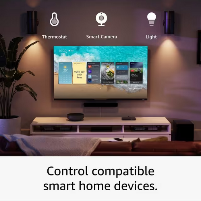 Amazon Fire TV Stick 4K Max – Ultra HD Streaming, Alexa Voice Control - Black