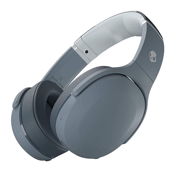 Skullcandy Crusher Evo Wireless Headphones 40Hr Battery Compatible with iPhone & Android - Chill Grey