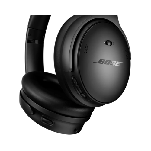 Bose QuietComfort SC Wireless Noise Cancelling Over Ear Headphones 24Hrs Battery Life with Soft Case, Black