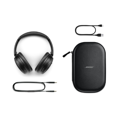 Bose QuietComfort Wireless Noise Cancelling Headphones Bluetooth Over Ear Headphones - Black