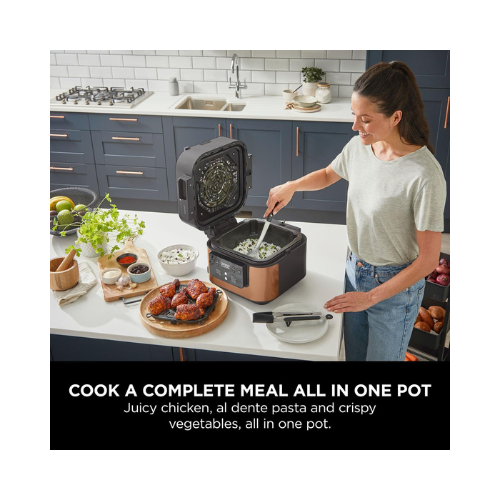 Ninja Speedi 10-in-1 Rapid Cooker & Air Fryer ON400UKCP – 5.7L for Quick, Healthy Meals